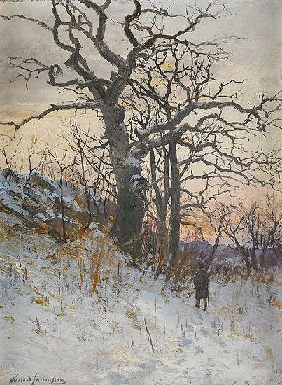 Karl Konrad Simonsson The old oak oil painting image